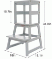 Recalled SDADI Kitchen Step Stool Model LT01 measurements