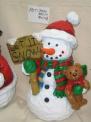 Recalled Snowman with "Let it Snow" Sign