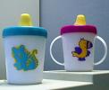Playskool spillproof cups with lids