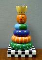 Recalled "Stacking King" wooden stacking toy