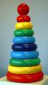 Recalled wooden stacking rings toy