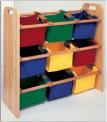 Recalled Home Trend Kids 9 Canvas Bin Boy's Organizer