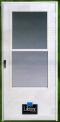 Recalled storm door