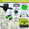 Recalled TT TRSMIMA zipline kit, version with a rachet strap and waist belt