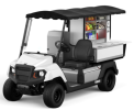 One of the various colors of the model year 2019-2025 UMAX Bistro and Bistro Deluxe Vehicles (white)
