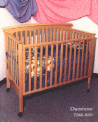 Recalled wooden crib, model 7040 Dunmore