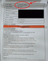 “Product Model: BYL001” is printed on a label inside the cover of the recalled Voomf play yard mattresses
