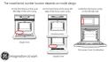 Diagrams of recalled wall oven