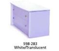 Recalled toy box, model 598-283, in White/Translucent
