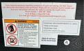 “Tracking/Lot #: HCV202601” and “Production Date: 01/2026” are printed on a label under the dressers’ top panel of the dresser