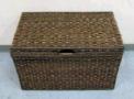 Recalled woven storage trunk