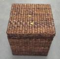Recalled woven storage trunk