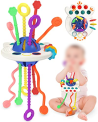 Recalled Yetonamr Pull String Teething Toy – blue