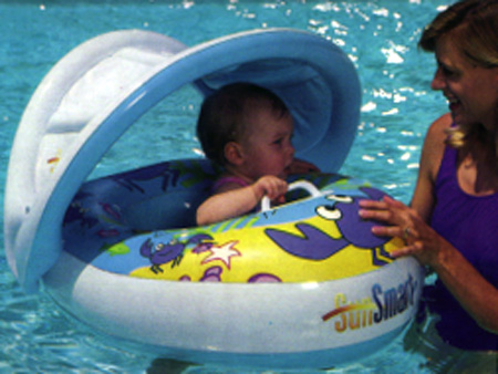 "SunSmart" baby floats
