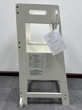 Recalled TOETOL HOME Children's Tower Stool – gray finish