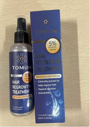 Recalled Tomum Minoxidil Hair Regrowth Treatment (Front view)