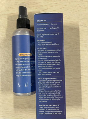 Recalled Tomum Minoxidil -Hair Regrowth Treatment (Rear view)