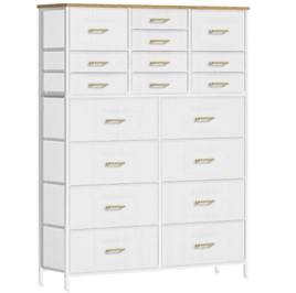 Recalled Vasicar 18-Drawer Dresser in white