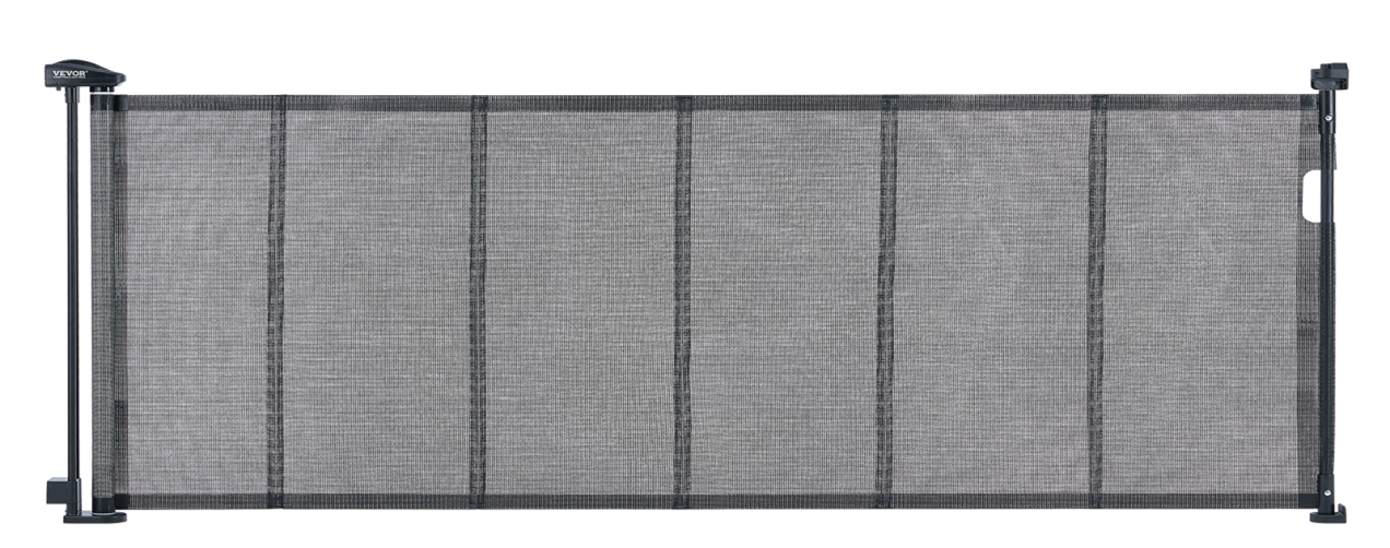Recalled Vevor Retractable Baby Gate, model number YJ-3371 in black