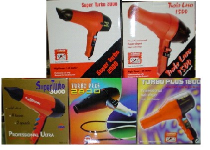 Electric hand-held hair dryers