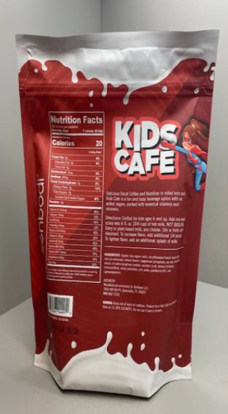 Recalled Zenbean Kids Café Instant Coffee+ Nutrition Original Latte (30srvs) - back
