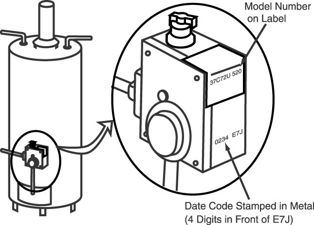 LP and Convertible Gas Water Heater Temperature Controls