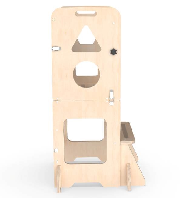 Recalled Woodure Kitchen Step Stool, Model WD1357