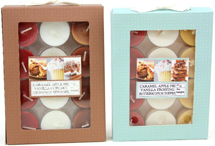 Picture of recalled Target/Chesapeake Bay Candle Sweet Delights tea light candles