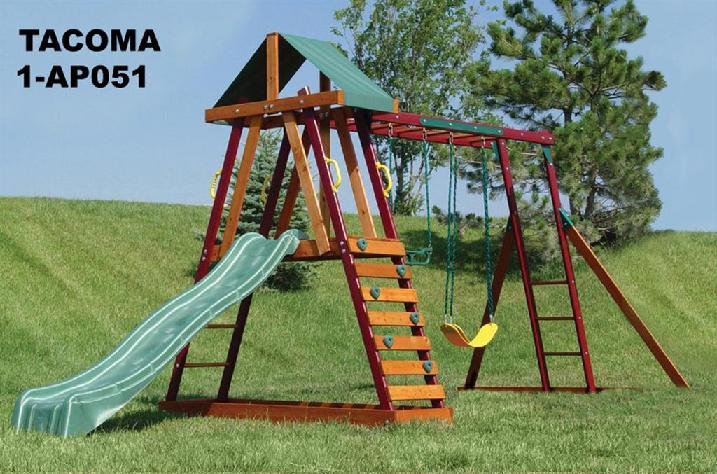 Picture of Recalled Tacoma 1-AP051 Backyard Swing Set
