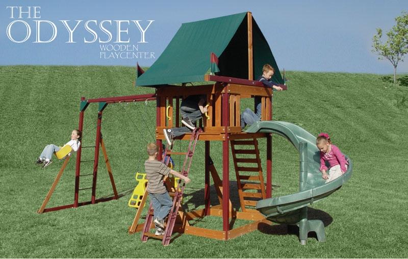 Picture of Recalled Odyssey Wooden Swing Sets