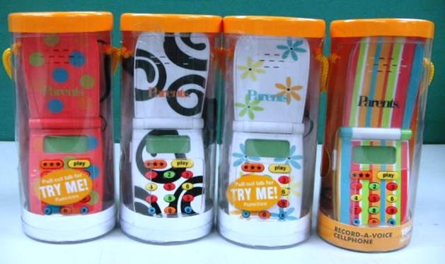 Picture of Recalled Toy Cell Phones