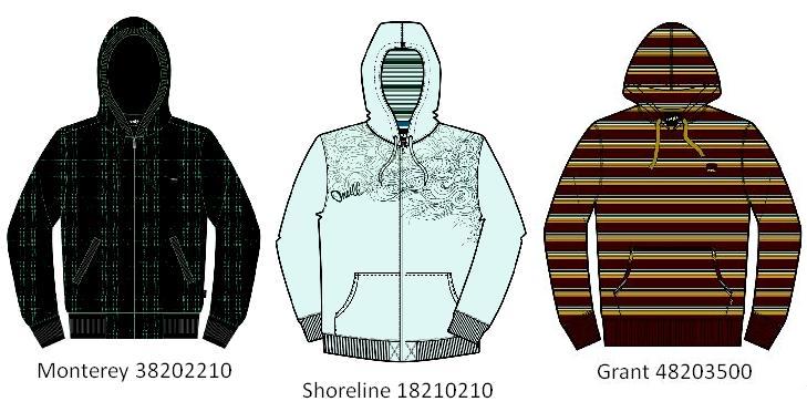 Picture of Recalled 38202210 Monterey,  18210210 Shoreline,  48203500 Grant Children's Hooded Sweatshirts
