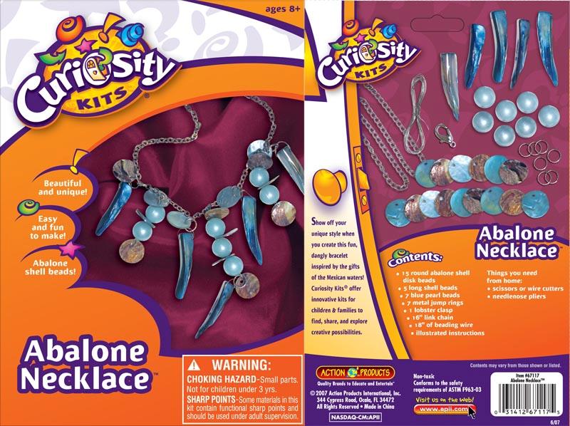 Picture of Recalled Abalone Necklace Craft Kit