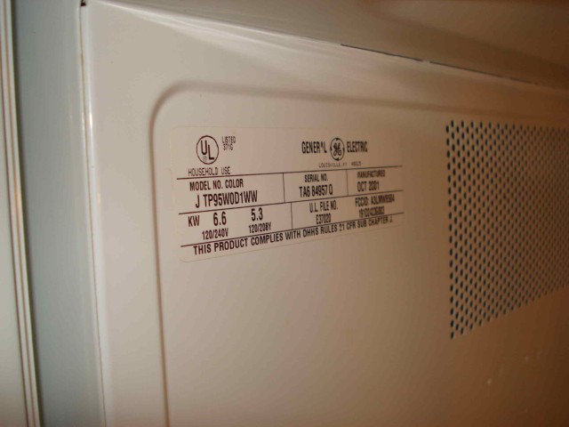 What is a GE microwave recall?