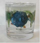 Picture of Tumbler with Blue Roses & Leaves, Model #805-11