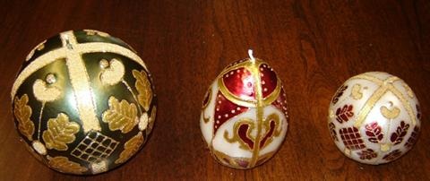 Picture of Recalled Round and Egg-Shaped Decorative Candles