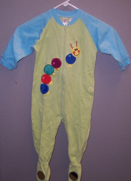 Picture of Recalled Baby Einstein Caterpillar Sleepwear