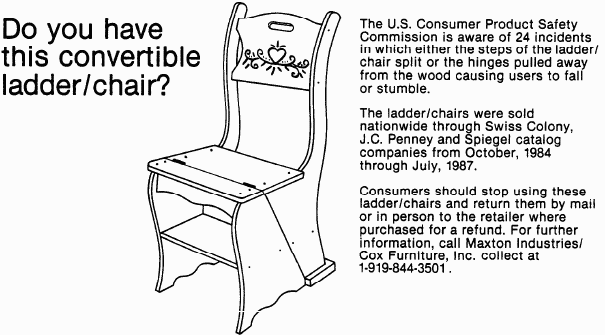 Picture of a Convertible Ladder-Chair as a Chair