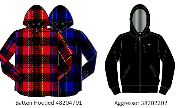 Picture of Recalled 48204701 Batten Hooded,  38202202 Aggressor Children's Hooded Sweatshirts