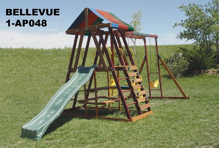 Picture of Recalled Bellevue 1-AP048 Backyard Swing Set