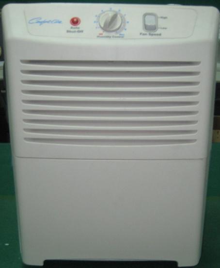 Recalled Comfort-Aire dehumidifier