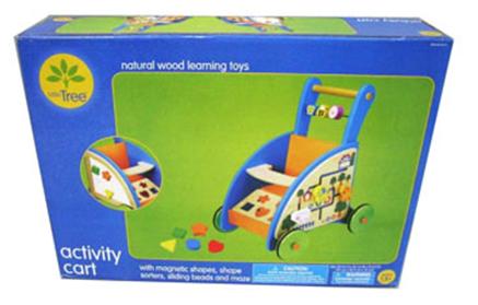 Picture of Recalled Little Tree Wood Activity Cart