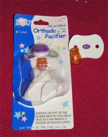 Picture of Recalled Pacifiers