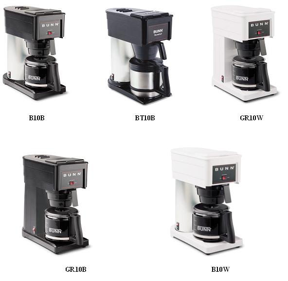 Picture of Recalled Bunn&reg; home coffeemakers