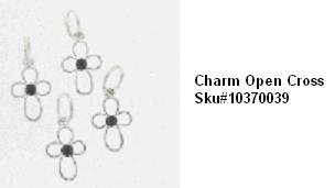 Picture of Recalled Charm Open Cross SKU# 10370039