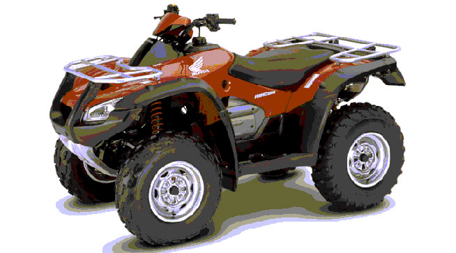 Picture of recalled ATV