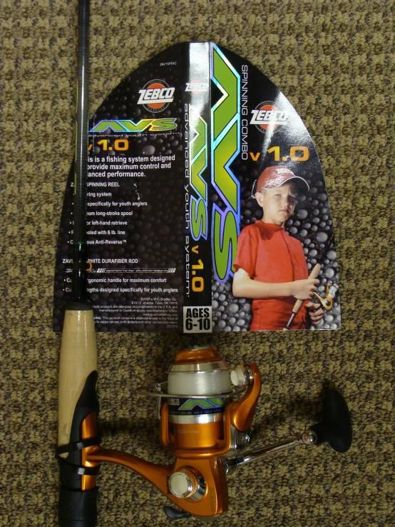 zebco children's fishing pole