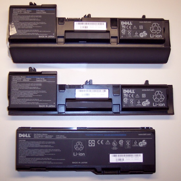 Picture of Recalled Notebook Computer Batteries
