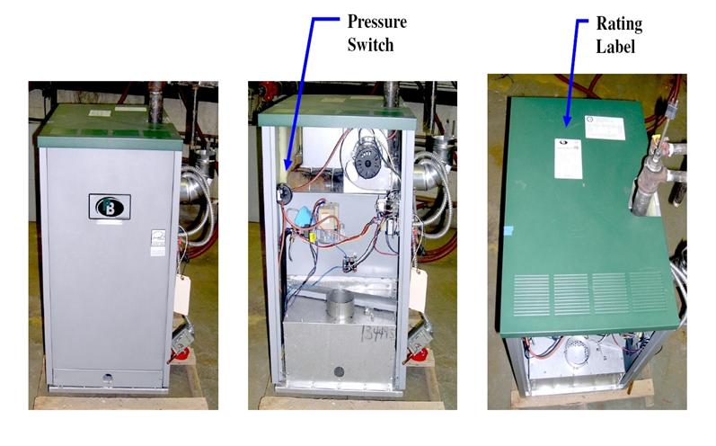 Picture of Recalled Series PCII Gas Boilers