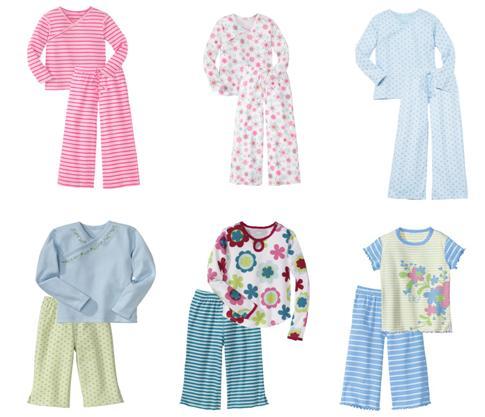 Picture of Recalled Hanna Andersson Children's Crossover Tee and Lounge Pant Sets and Cropped Johns